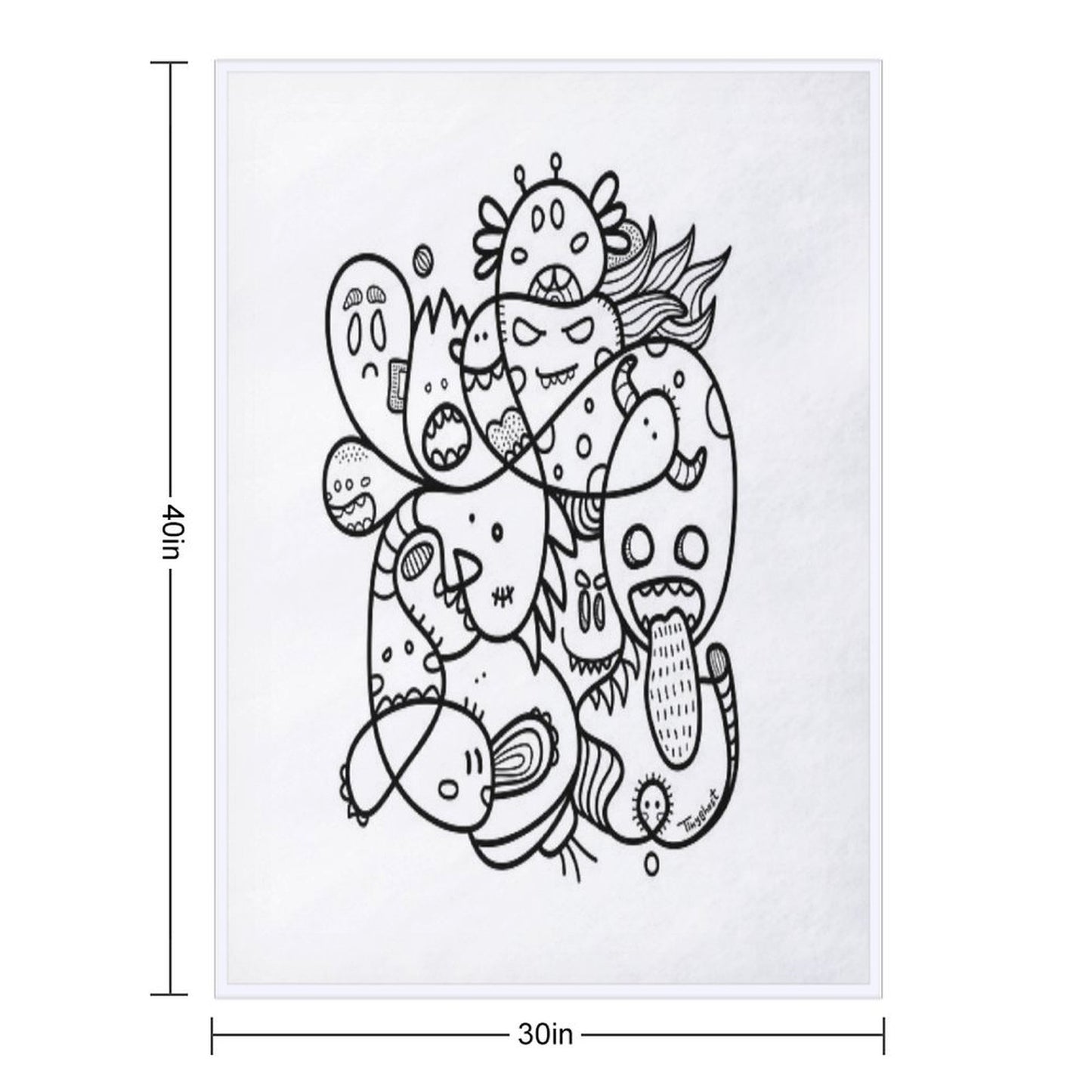 Doodle Throw Blanket