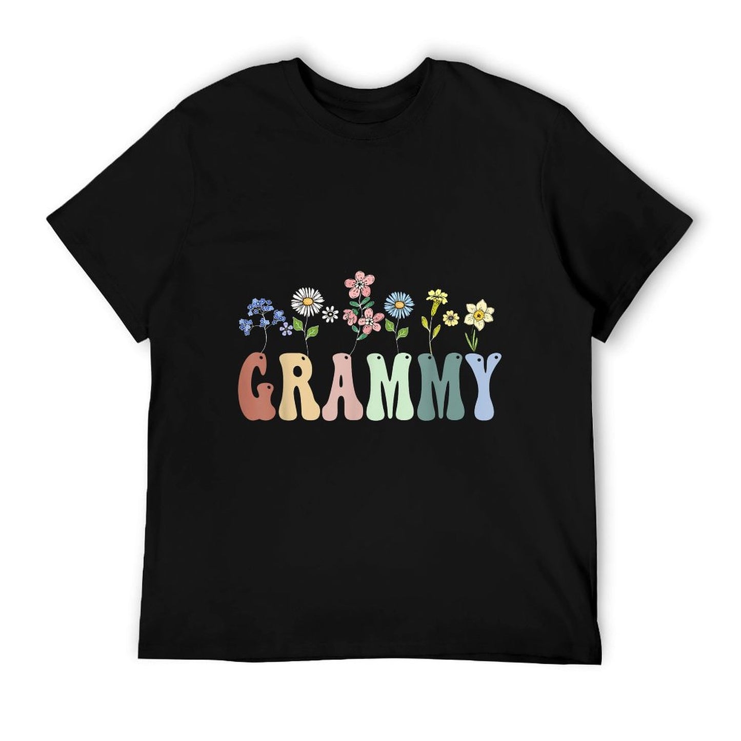 Grammy Gifts Women Wildflower Floral Design Grammy T-Shirt