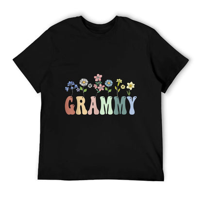 Grammy Gifts Women Wildflower Floral Design Grammy T-Shirt