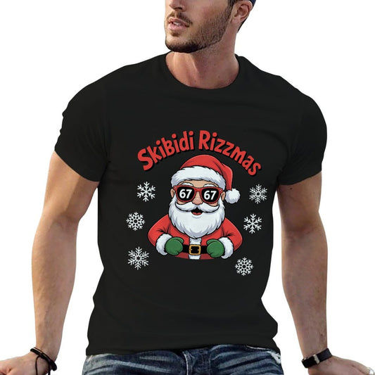 Merry Rizz Mas 67 Sigmas- Funny School Christmas Premium Tri-Blend  Affordable Price T-Shirt