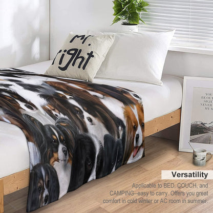 Fly Little Butterfly! Papillon And Phalene Collage Throw Blanket