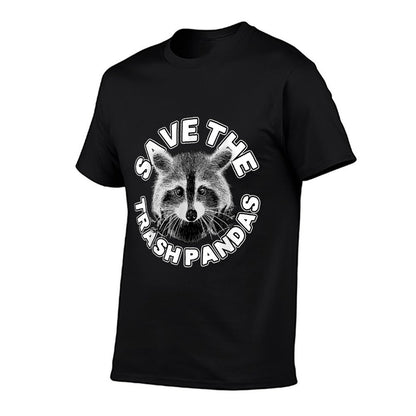 MegaUltraEpic Raccoons Save The Trash Pandas Raccoon Animal - Black, Unisex-Adult,, Classic Fit, Medium, 6  Moisture-wicking T-Shirt