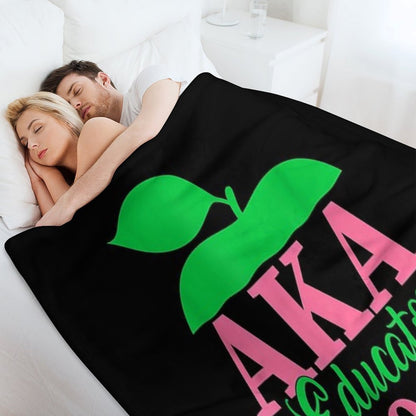 Cute Pretty Educators & Teacher Funny Aka Educator T-Shirt Throw Blanket