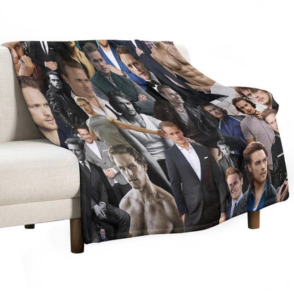Sam Heughan Throw Blanket