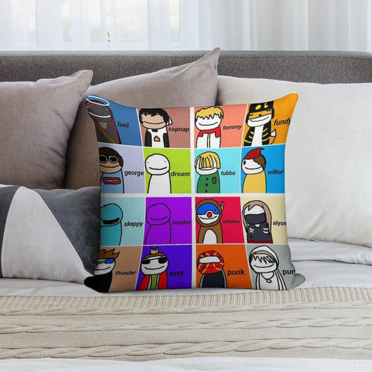 Dream Smp Soft Shrink-Resistant Throw Pillow