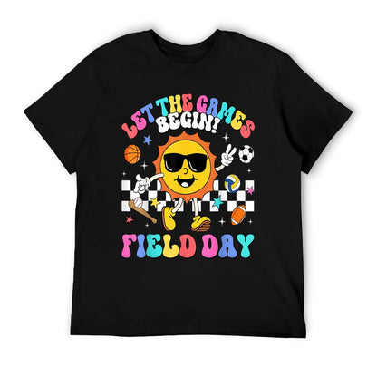 Field Day 2025 Let The Games Begin Teachers Kids Field Day T-Shirt