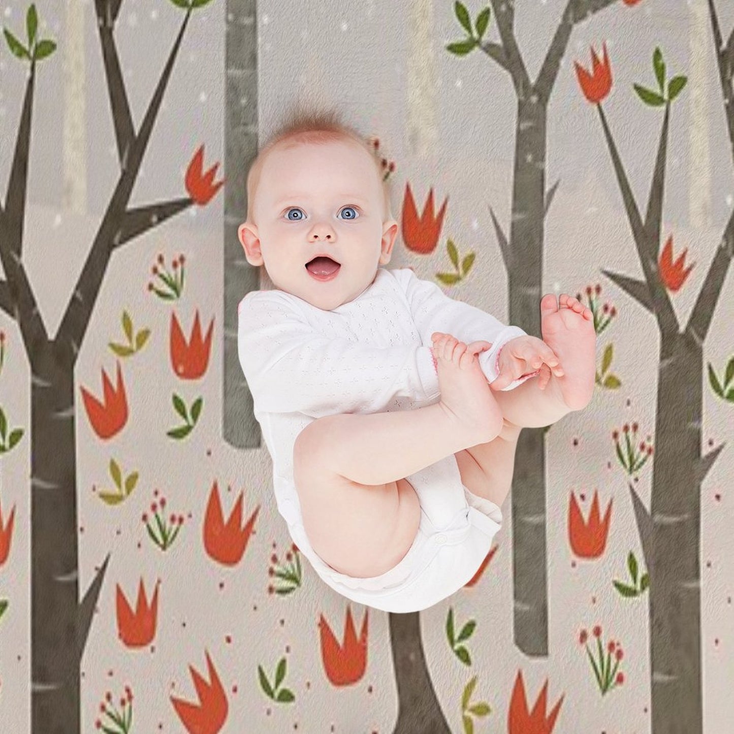 Sleeping Fox Throw Blanket