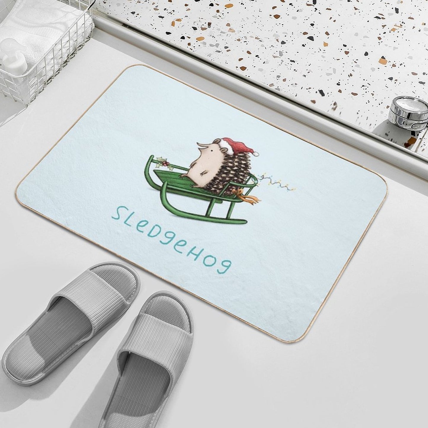 Sledgehog  Long-Lasting Bath Mat