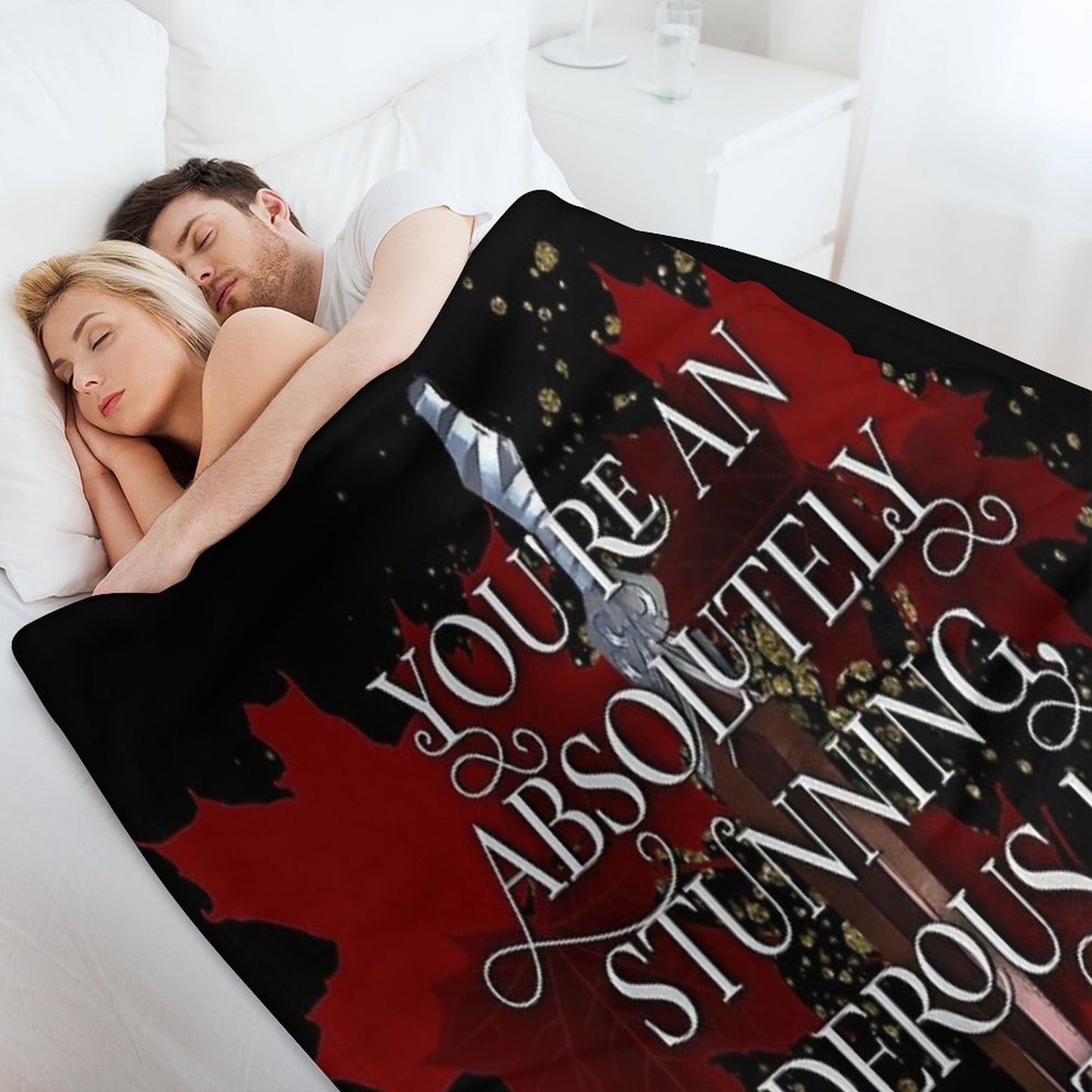 You're An Absolutely Stunning, Murderous Little Creature. From Blood And Ash Jennifer L Armentrout Throw Blanket
