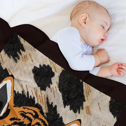 Copy of TIGER HEAD IN BEAUTIFUL COLORS. Throw Blanket