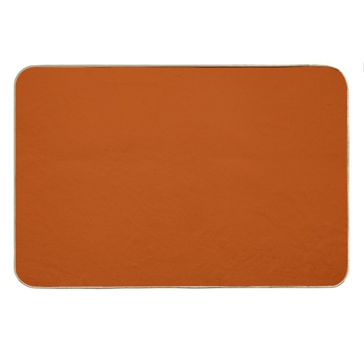 Best Seller Colors of Autumn Terracotta Orange Brown Single Solid Color - Accent Shade - Hue - Colour Bath Mat