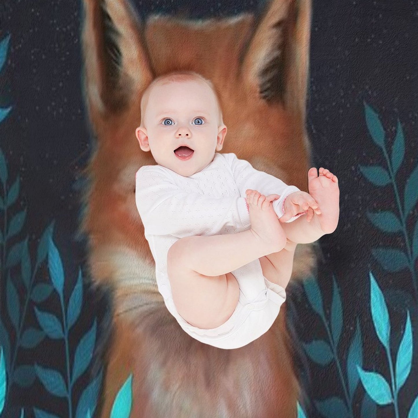 Fox Throw Blanket