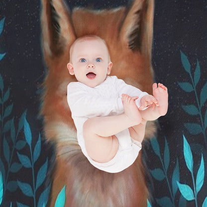 Fox Throw Blanket
