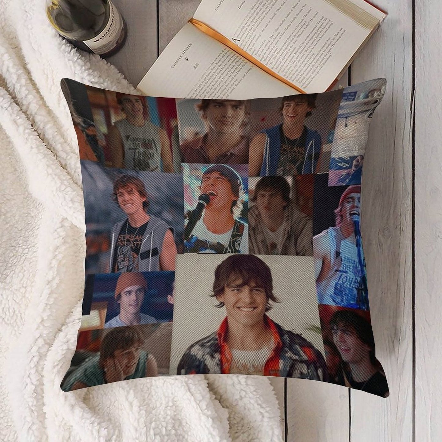 Julie And The Phantoms Luke Linen Throw Pillow Cover