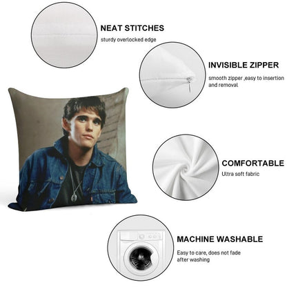Dally Winston Soft Hidden Zipper Throw Pillow