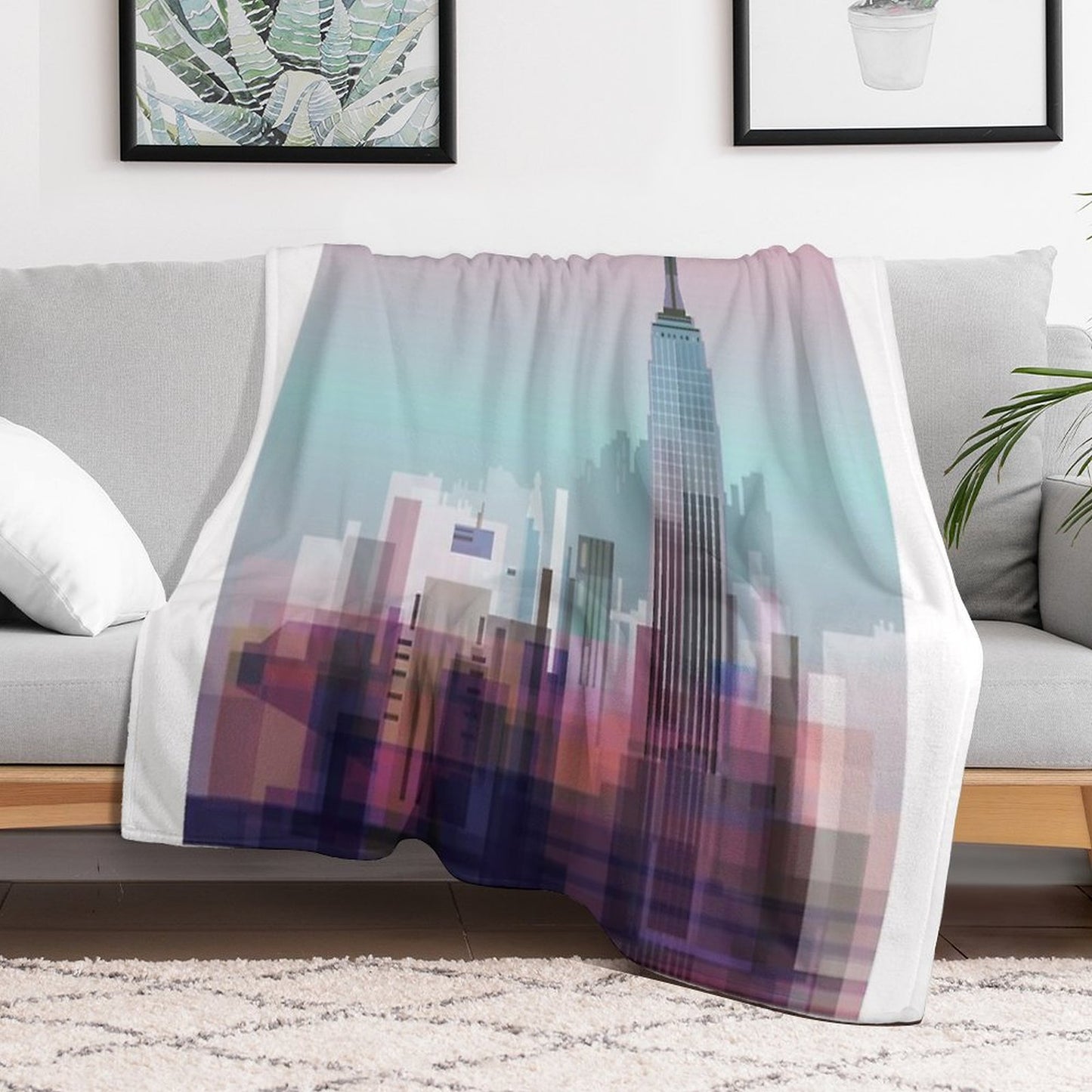 New York, NYC City ! Throw Blanket