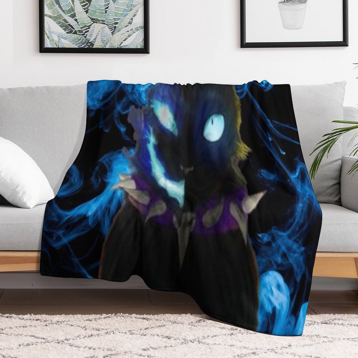 SCOURGE Warrior Cat Throw Blanket