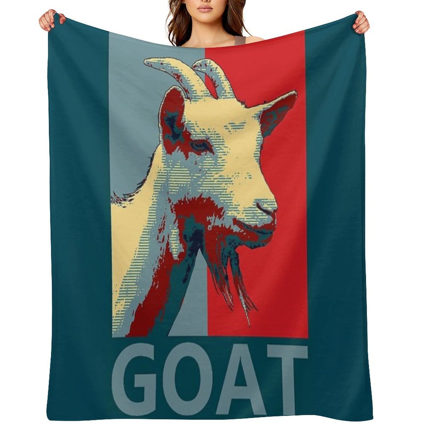 GOAT Throw Blanket