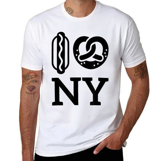 Hot Dog Soft Pretzel New York City NYC  Classic T-Shirt