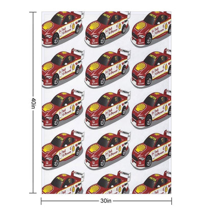 Scott McLaughlin 17 Ford Mustang 2019 Throw Blanket