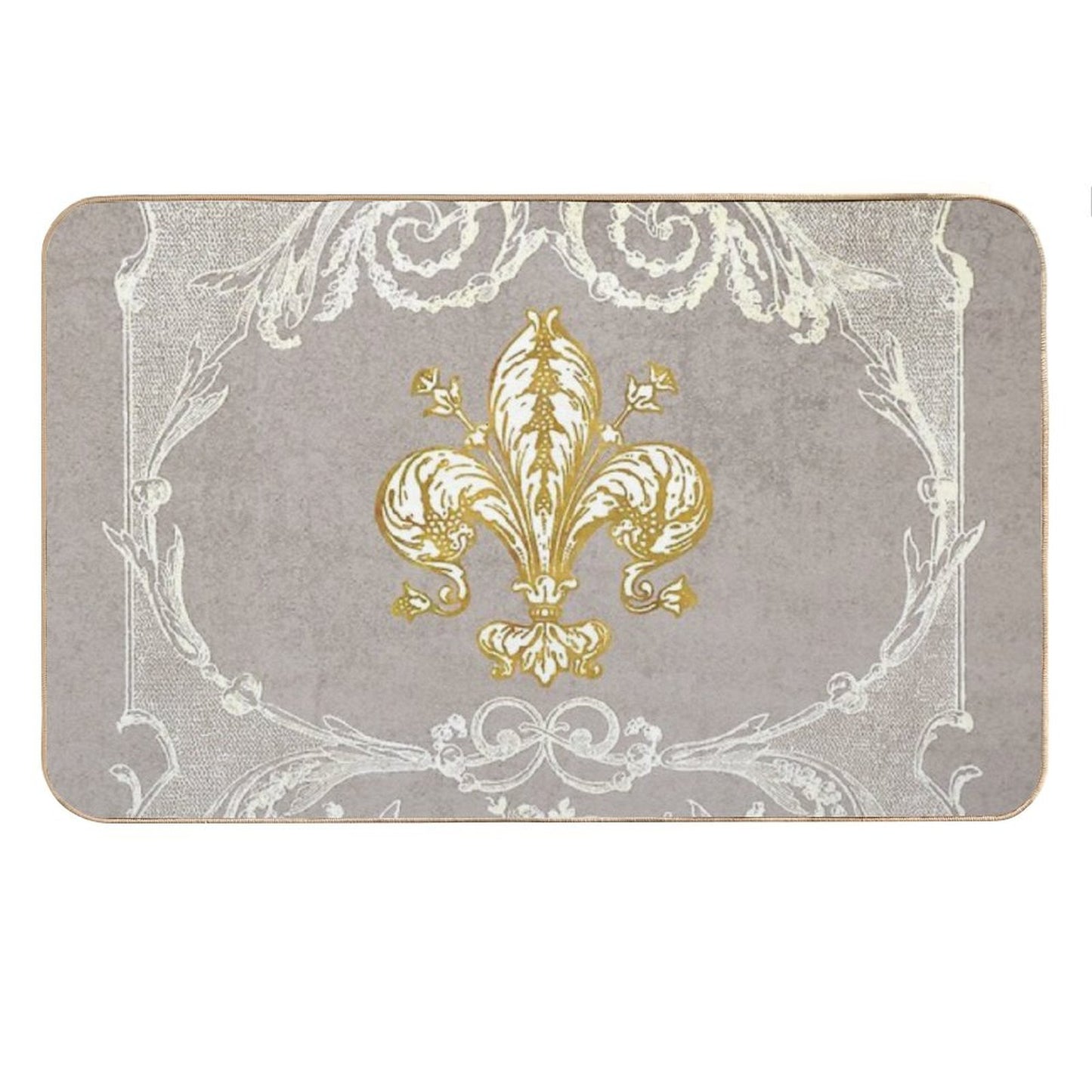 Fleur-de-lis, French, Fleur-de-lys Bath Mat