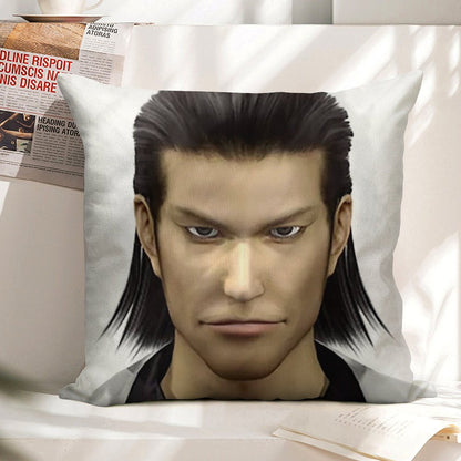 Yakuza Nishiki Linen Throw Pillow Cover