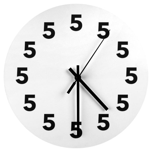 5 O'Clock (Somewhere) Clock Wall Clock