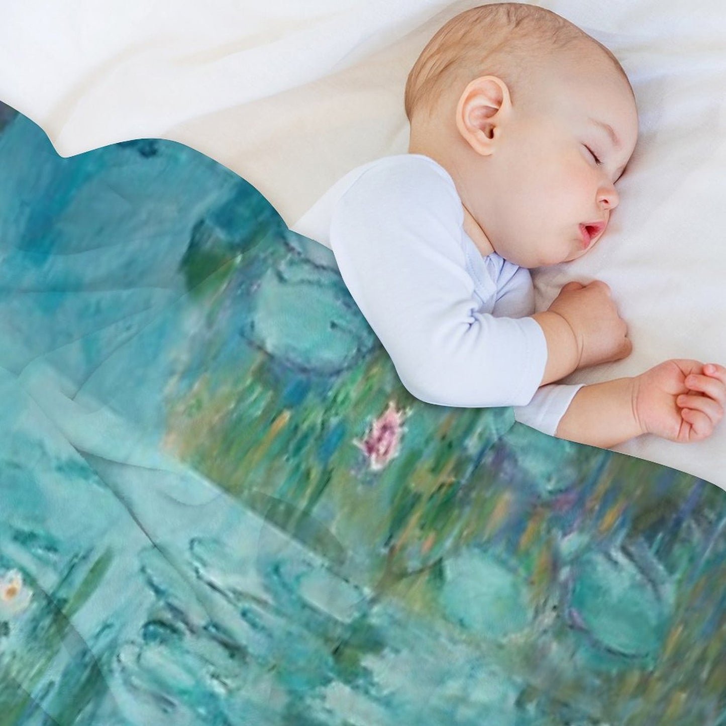 Claude Monet – Nymphéas – Water Lilies Throw Blanket