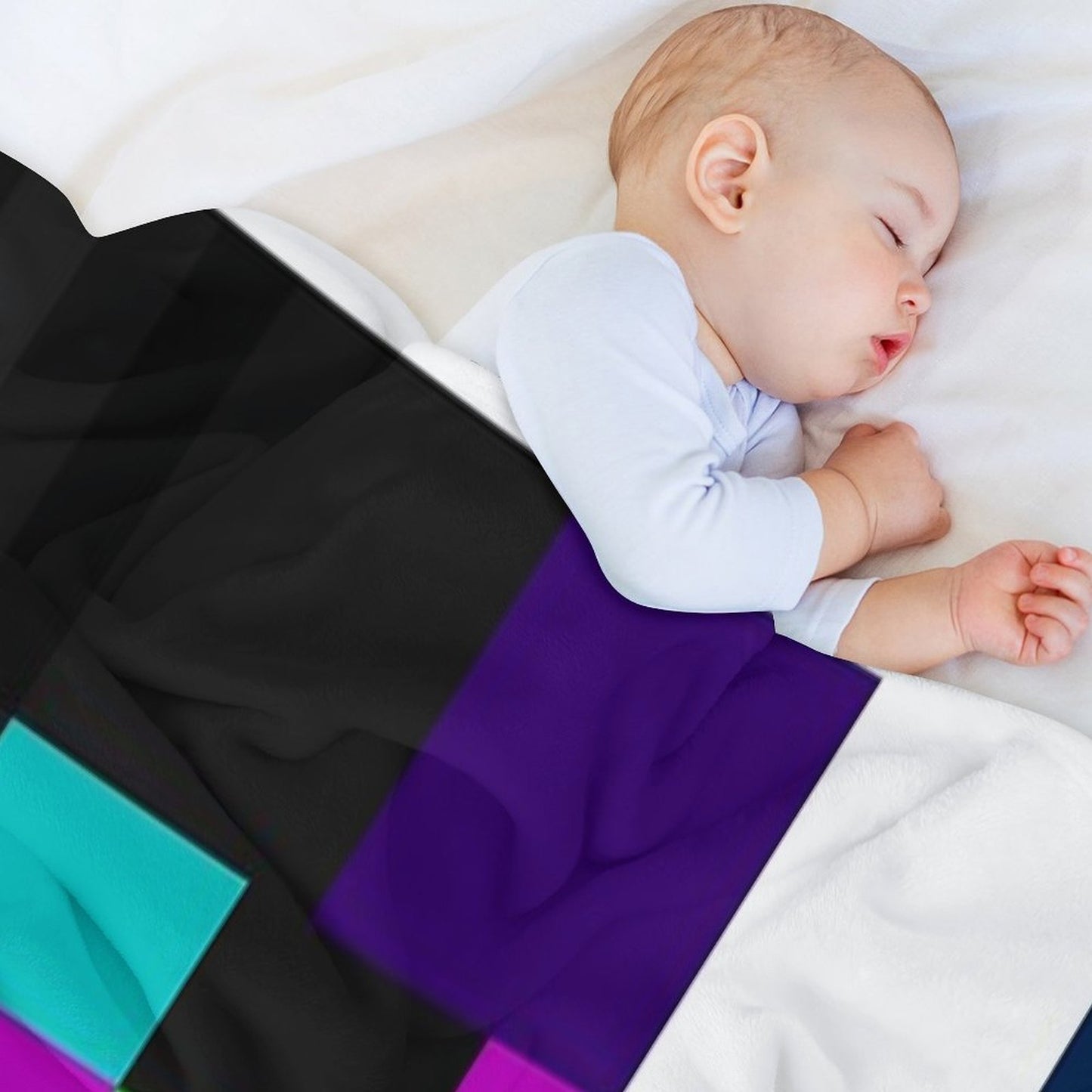 OFF AIR TV Test Pattern Throw Blanket