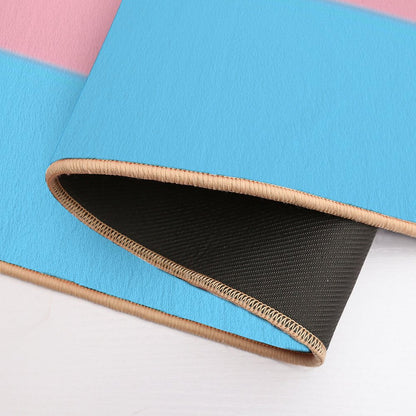 Transgender Pride Flag Bath Mat