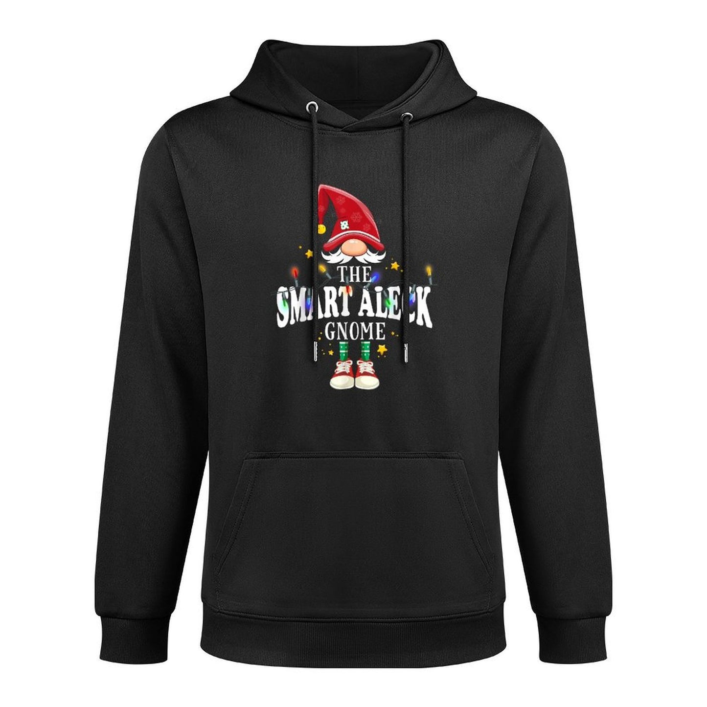 Christmas The Smart Aleck Gnome X-Mas Matching PJS Cotton-Polyester Blend Hoodie