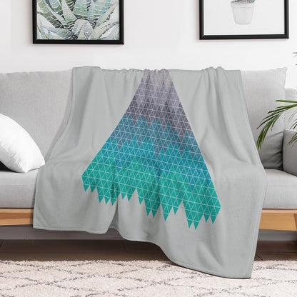 Many Mountains Throw Blanket