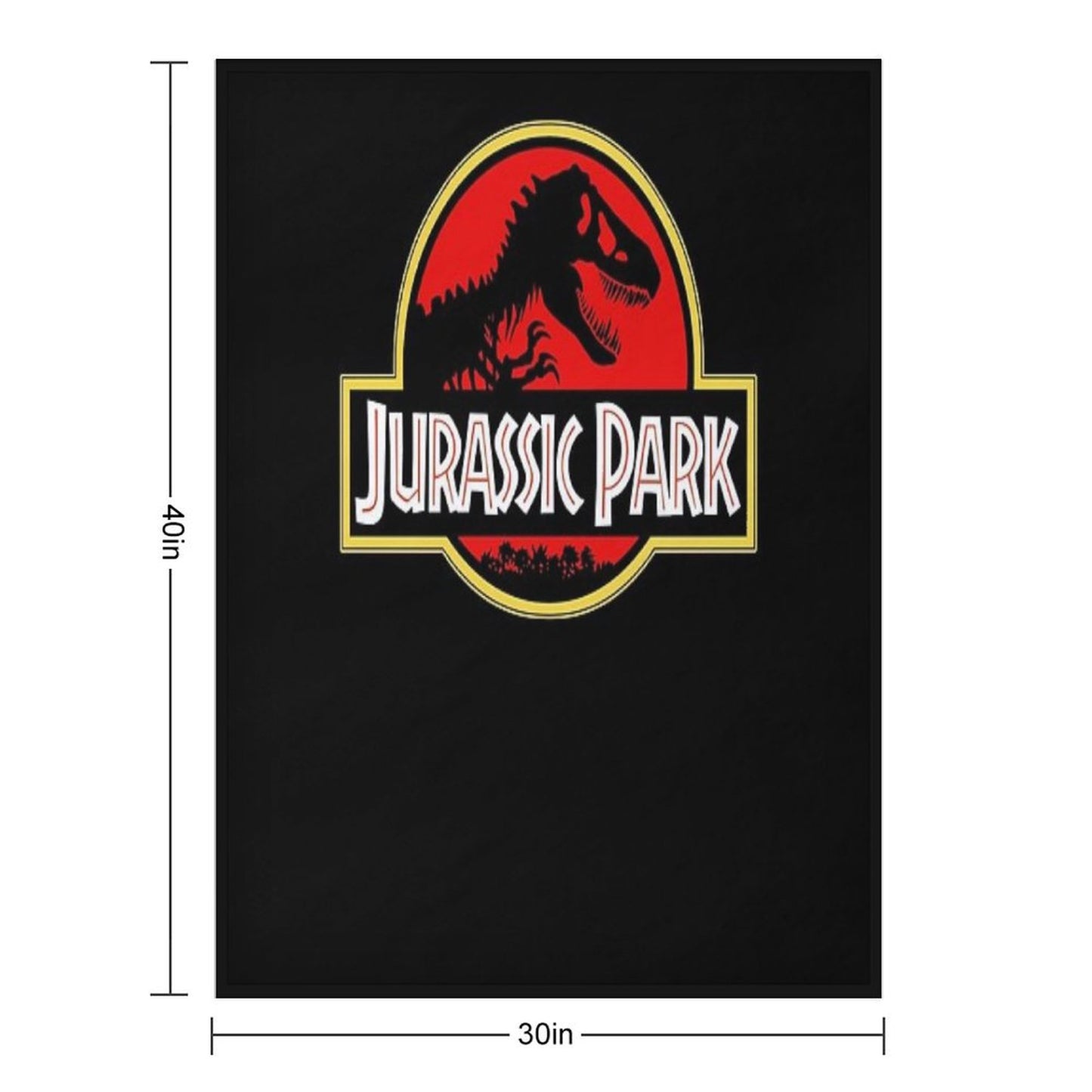 Jurrasic Park Throw Blanket