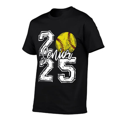 Class of 2025 Softball Senior 2025 Back To School Funny T-Shirt