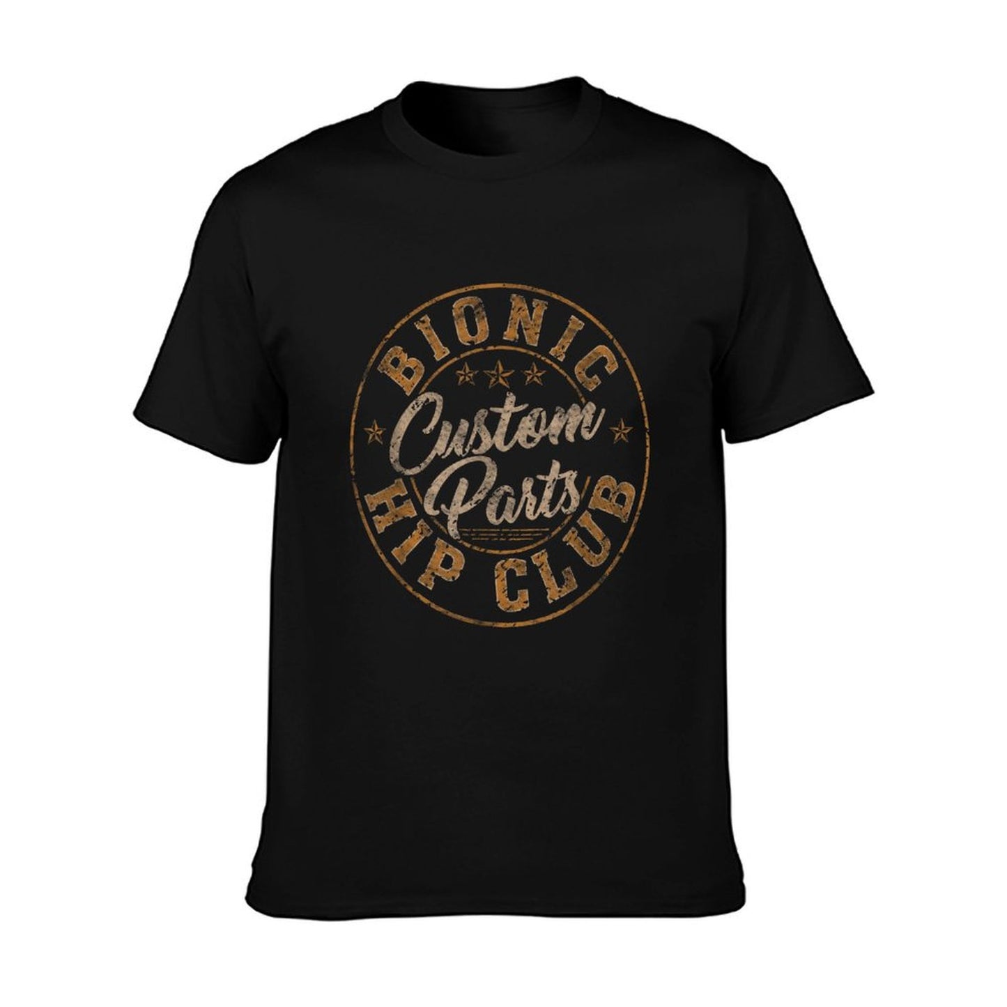 Bionic Hip Club Custom Parts Funny Hip Replacement T-Shirt