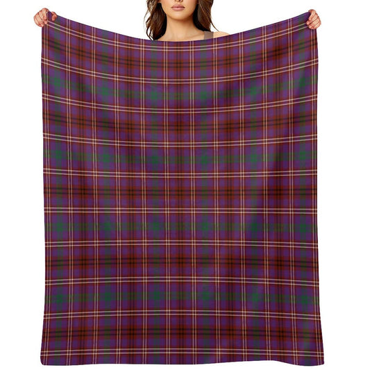 MCCALL (MacColl, McColl) Tartan ✧ Scottish Highland Clan & Family Name Tartan Throw Blanket