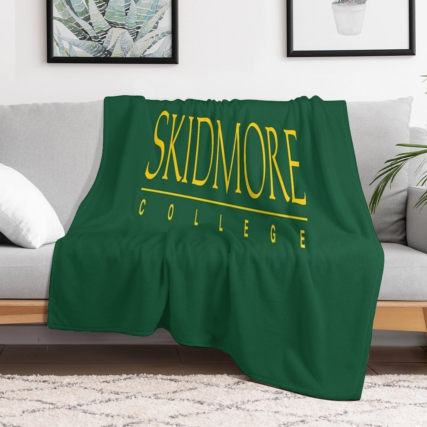 Skidmore College Throw Blanket