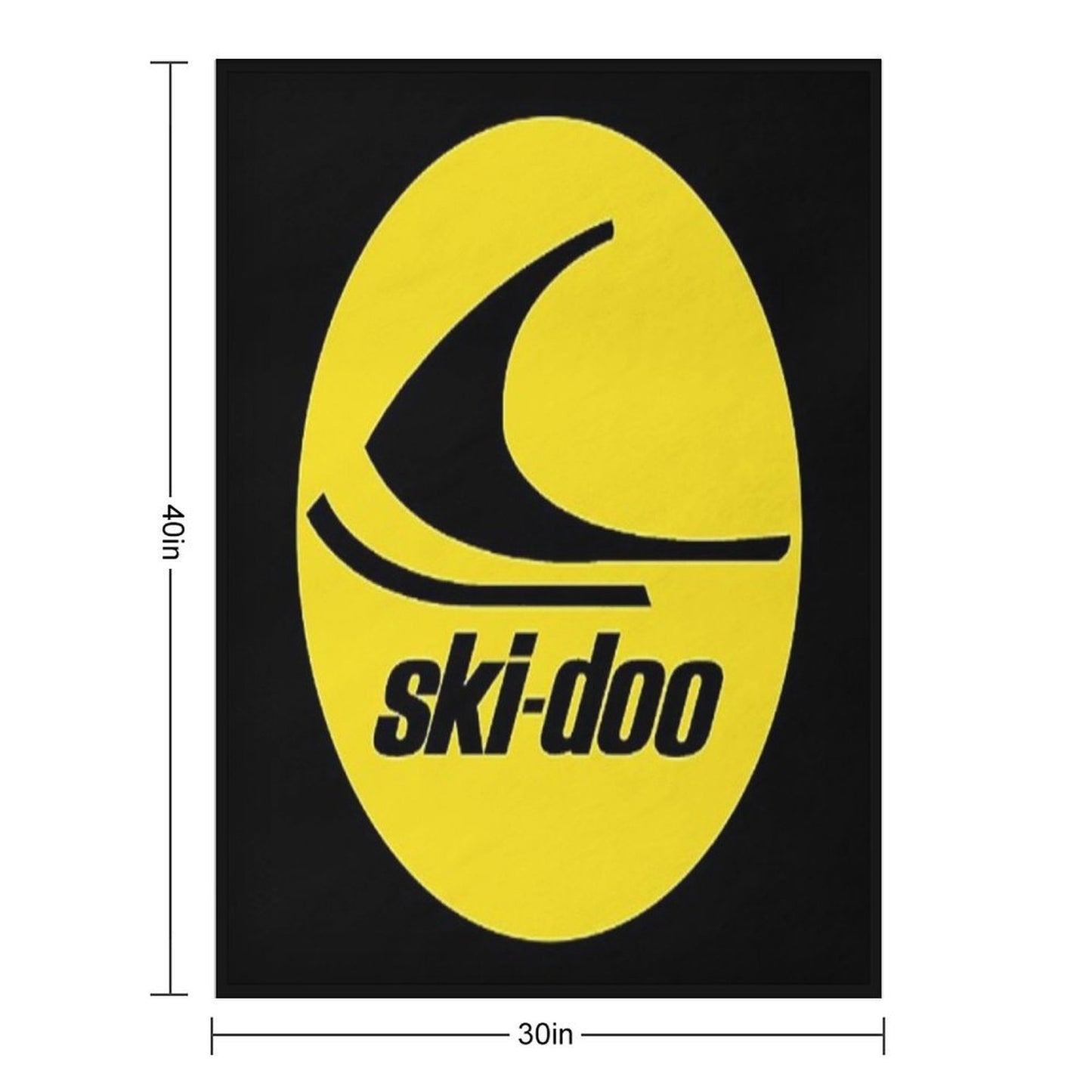 Ski Doo Vintage Snowmobiles Throw Blanket Throw Blanket