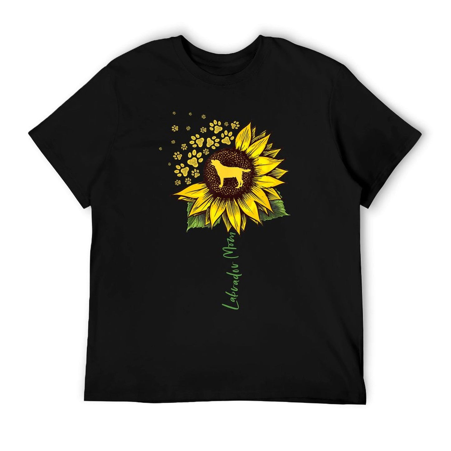 Labrador Mom Sunflower Labrador Retriever Gifts Dog Mom Mama T-Shirt