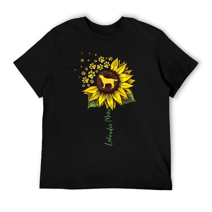 Labrador Mom Sunflower Labrador Retriever Gifts Dog Mom Mama T-Shirt