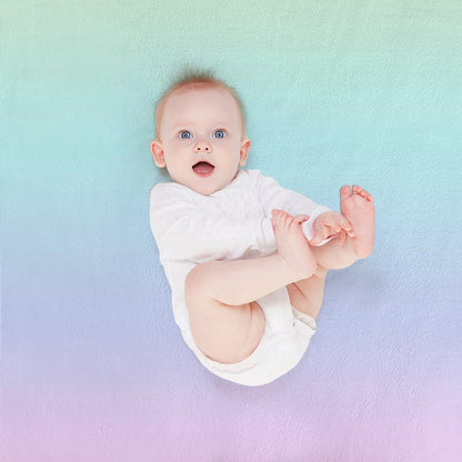 Pastel Gradient Throw Blanket