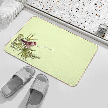 My Favorite Season Is The Fall of Patriarchy – Feminist Bird Bath Mat