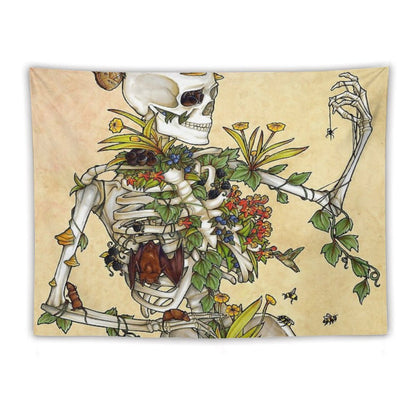 Bones And Botany Tapestry