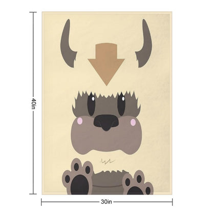 Appa Block Throw Blanket