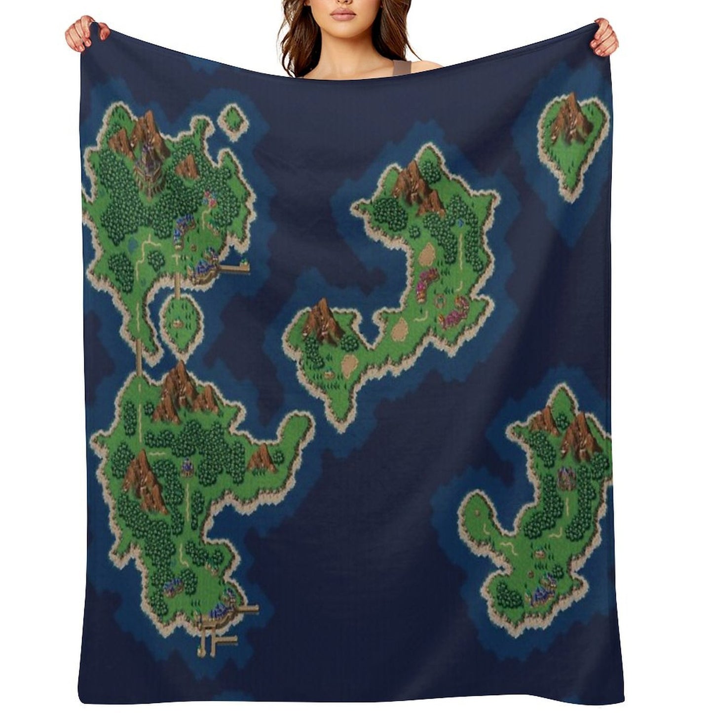 Chrono Trigger 1000 AD Throw Blanket