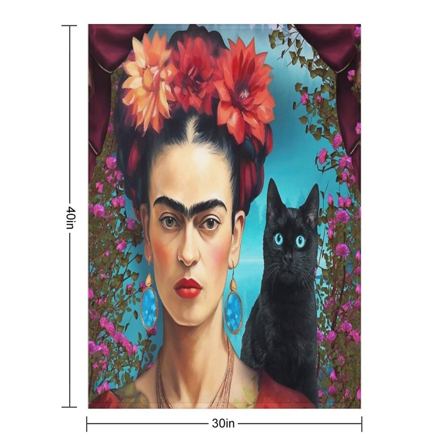 Frida Kahlo 2 Throw Blanket