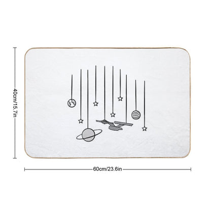 Star Trek USS Enterprise Bath Mat