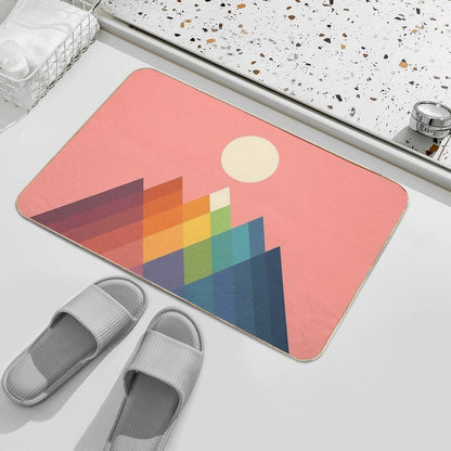 Rainbow Peak Bath Mat
