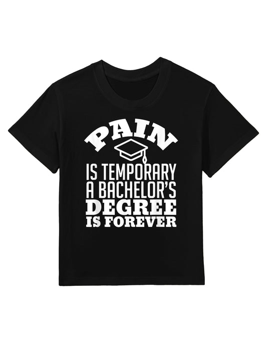 College Graduation Gift T Funny Bachelor Degree Gift Kids T-Shirt