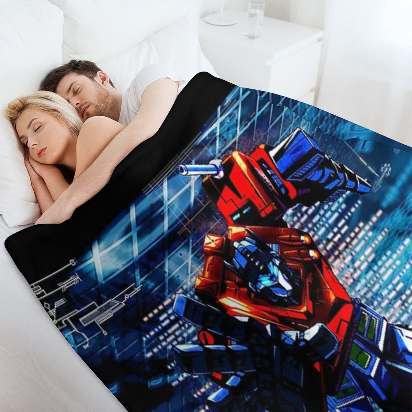 Transformers Optimus Prime Throw Blanket